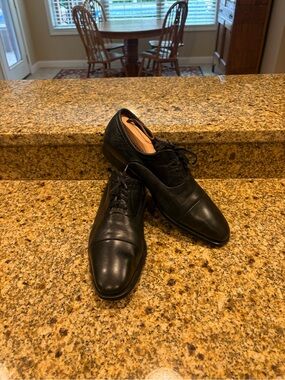 Magnanni‎ Men’s Frederico Oxford Shoes Black Leather Cap Toe Dress Lace Up 11.5